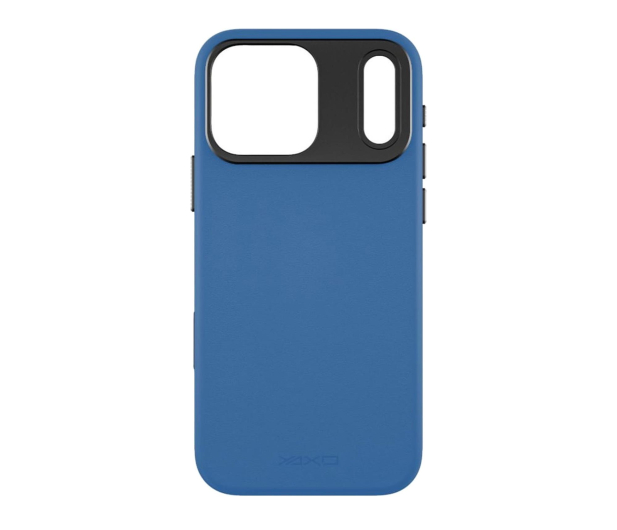 YAXO Leather Gear Slim Case MagSafe iPhone 17 Pro Electric Blue - 1455884 - zdjęcie
